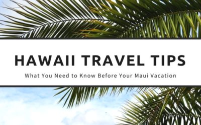 Hawaii Travel Tips – What You Need to Know Before Your Maui Vacation